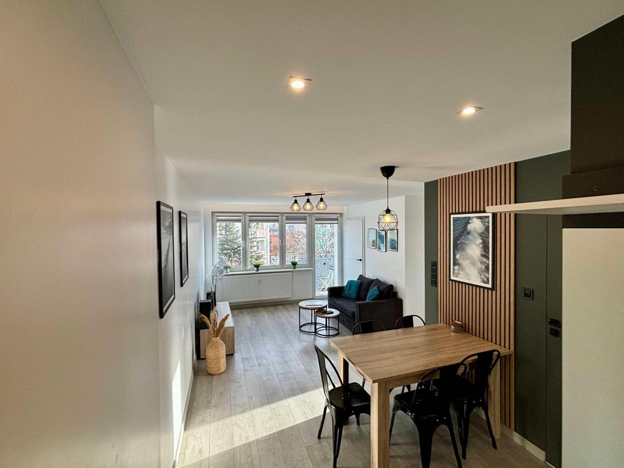 Apartament Z Widokiem, 10Min Od Morza Danzica Esterno foto